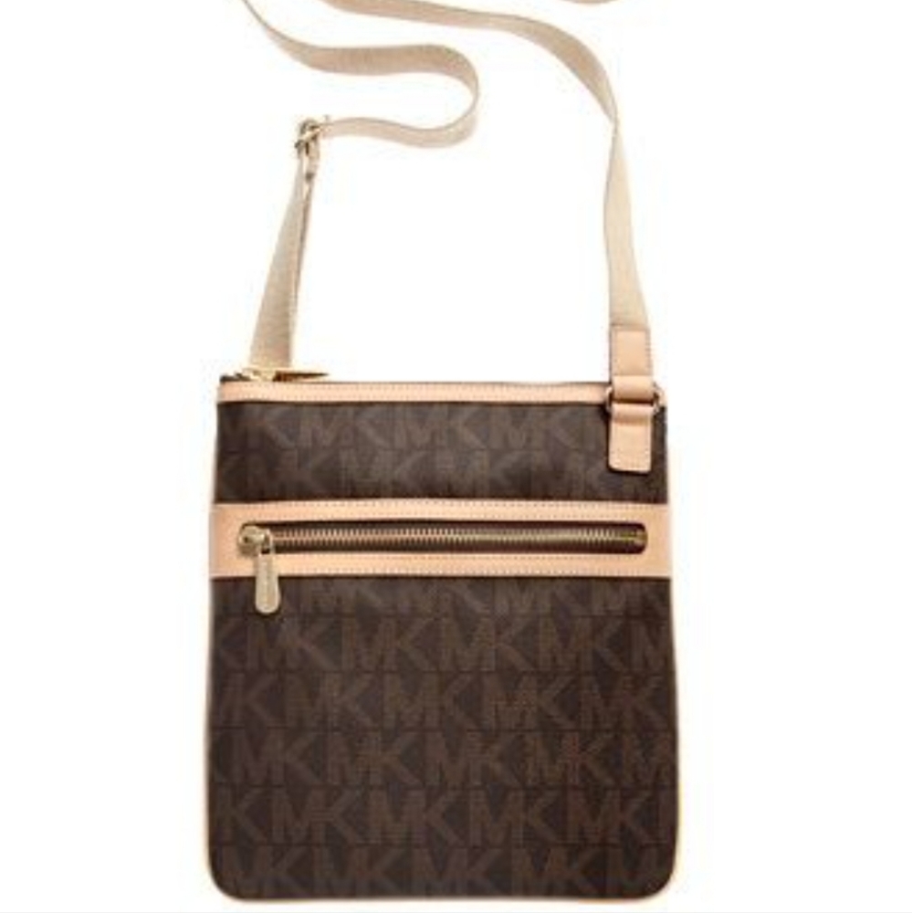 EUC MK Monogram Crossbody